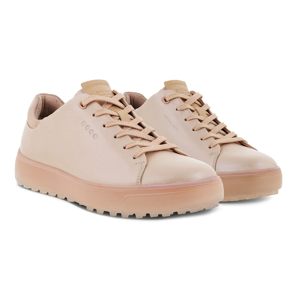 Zapatos De Golf Mujer - ECCO Tray Laced - Rosas - TNP368905